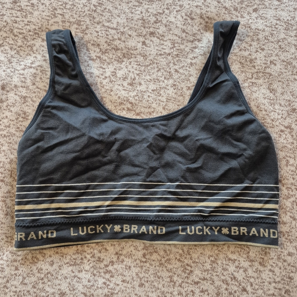 ❤️‍🔥 Lucky Brand Womens 1x Athletic Stretch Sports Bra Lighty Used
